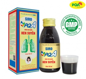 Siro PQA Hen Suyễn 125ml - Đông y hỗ trợ điều trị hen suyễn, COPD